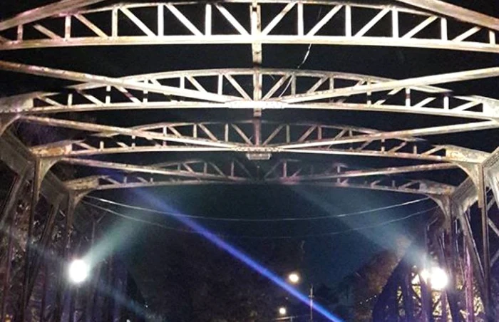 Iluminarea Podului de Foer din Timişoara