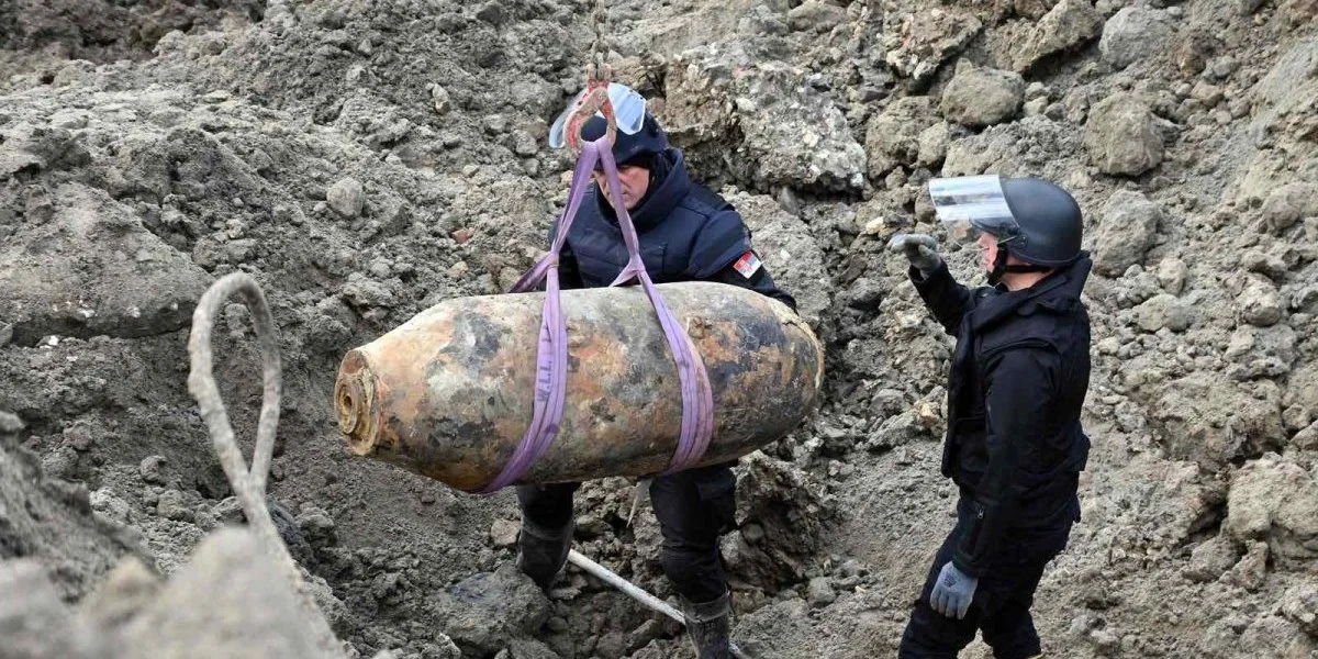 Bombă de 470 de kilograme din Al Doilea Război Mondial, descoperită și dezamorsată în centrul Belgradului