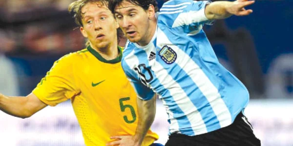Messi a înscris cu un şut plasat de la marginea careului