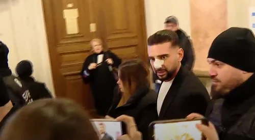 Dorian popa cu nasul bandajat FOTO captura Digi24 png