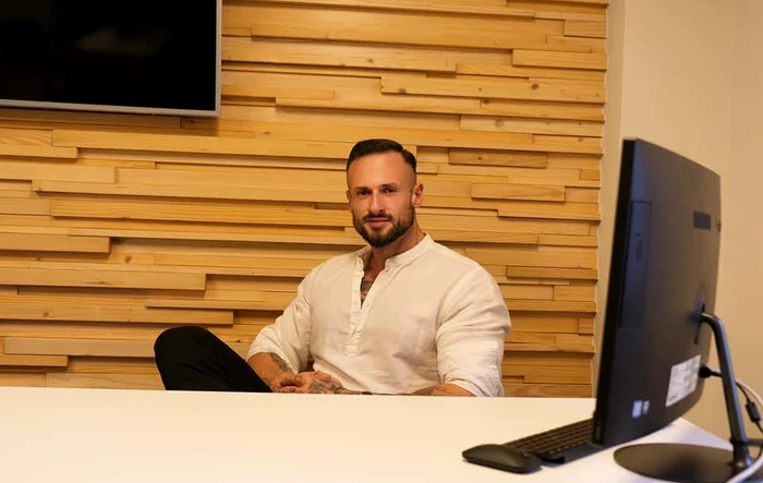 Antrenorul de fitness, Lorenzo Abbiuso FOTO arhivă personală