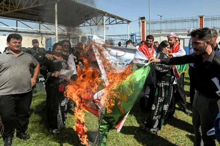 Proteste Iran, septembrie 2023. FOTO: AFP