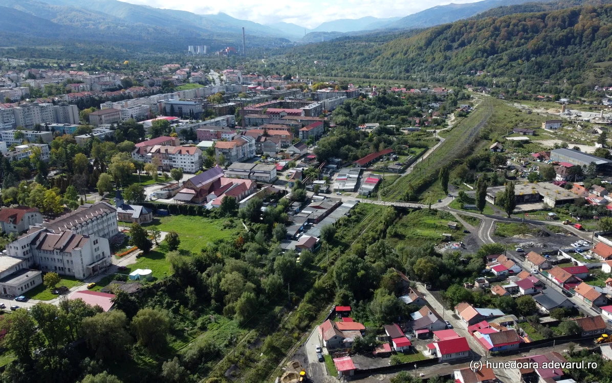 Orașul Vulcan din Hunedoara. Foto Daniel Guță. ADEVĂRUL