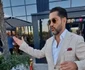 Cezar Oautu la botezul fiicei sale 