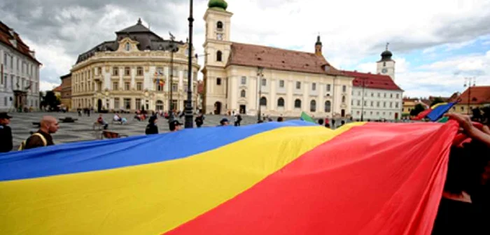 Administraţia şi istoricii din Sibiu susţin că oraşul a avut un rol major în făptuirea Marii Uniri şi cer recunoaşterea acestui statut FOTO Silvana Armat
