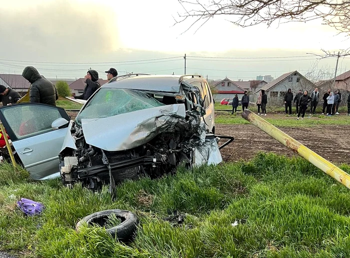 Accident grav în Constanța FOTO: IPJ