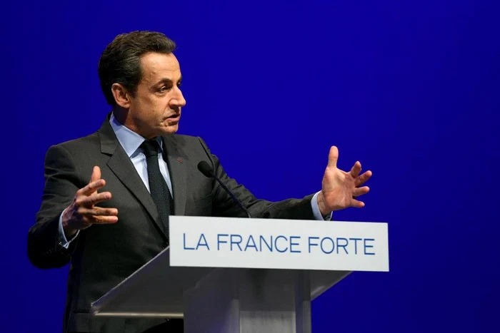 Nicolas Sarkozy în timpul campaniei pentru alegerile prezidenţiale din 2012