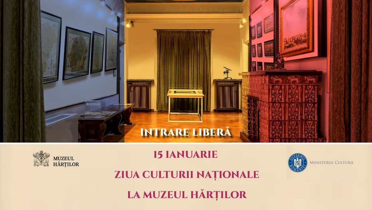 Program special la Muzeul Hărților, de Ziua Culturii Naționale