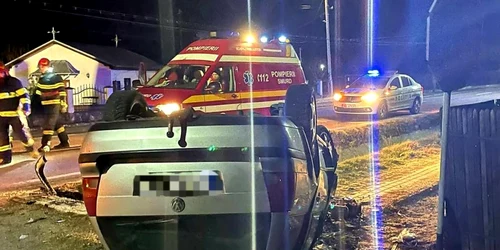 slobozia accident cu 2 raniti la Jilavele FOTO IPJ Ialomita