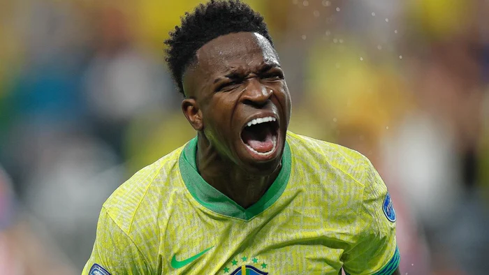 Vinicius, într-o situație alarmantă cu naționala Braziliei. FOTO: Facebook
