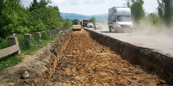 lucrari pe DN 68 A Deva Lugoj foto drdp Timisoara