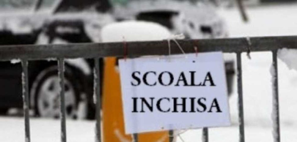 Mai multe unităţi de învăţământ din Brăila, Iaşi și Neamţ vor avea şi miercuri cursurile suspendate