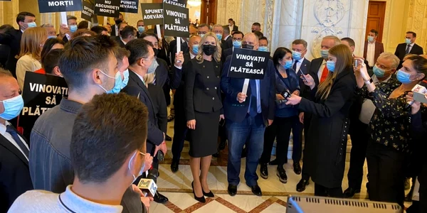 Protest PSD Parlament FOTO Arhivă