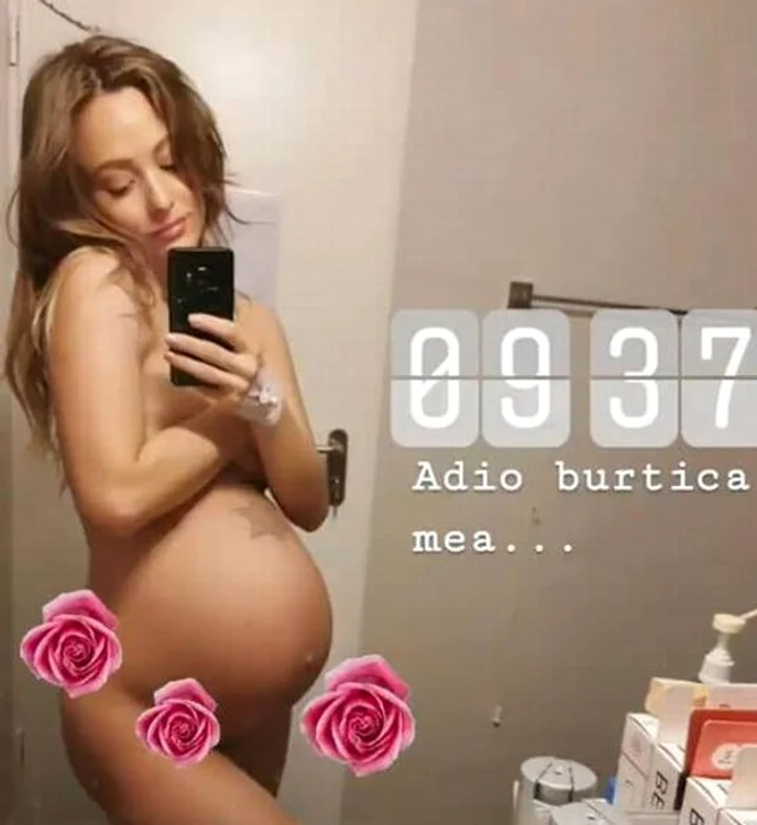 Oana Matache a pozat goală însărcinată în ultima lunăFoto: arhivă personală