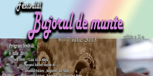 festivalul bujorului de munte