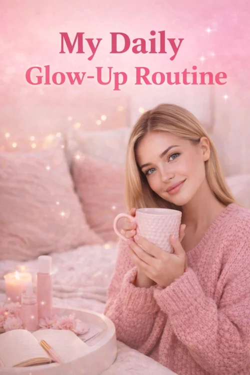 Femeie înconjurată de lucrurile favorite într-un univers roz Foto Pink Blossom Boutique Shop