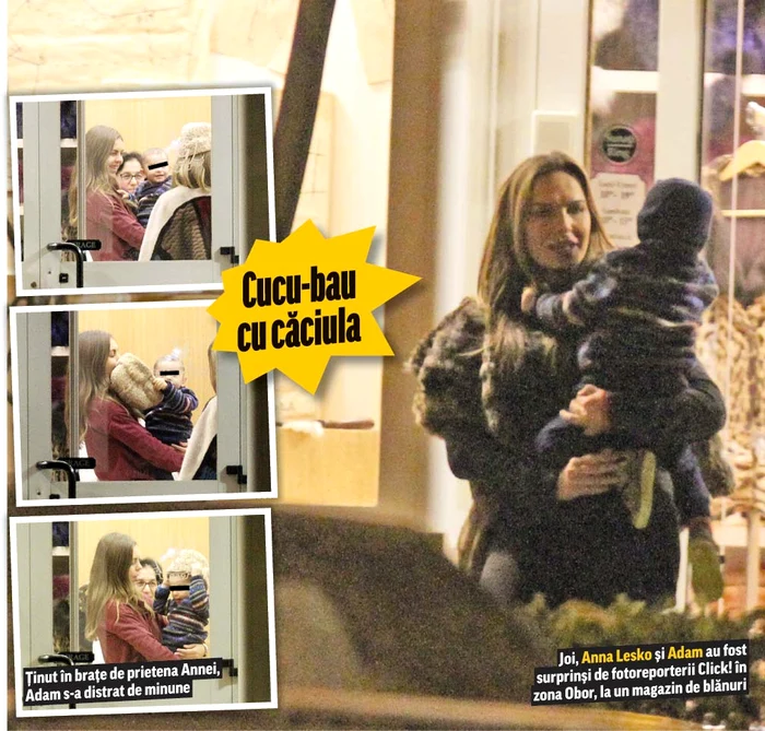 
    Anna Lesko a plecat să-şi cumpere blănuri cu micuţul Adam după ea  