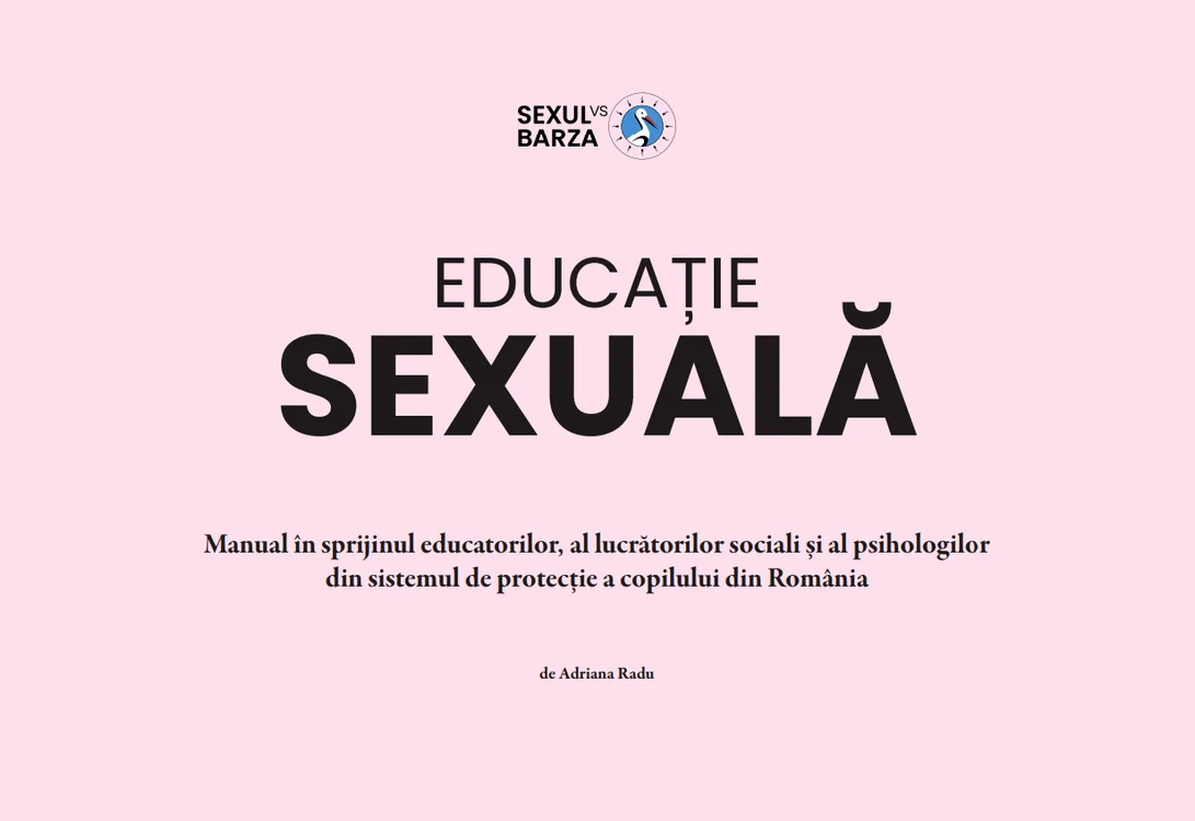Coperta Manual educatie sexuala -  Foto Asociatia Sexul vs Barza 