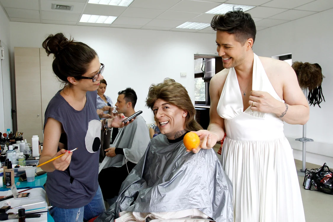 
    CRBL și Jorge au interpretat pentru "Te cunosc de undeva" două femei celebre: Sofia Vicoveanca și Marilyn Monroefoto: Antena 1  