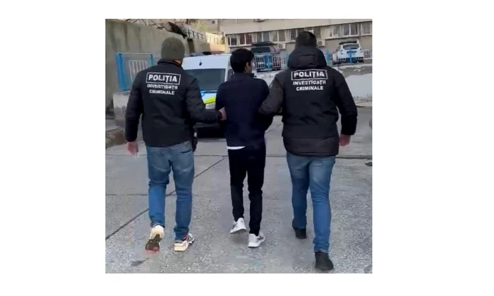 Tânărul din Brăila a fost arestat preventiv pentru 30 de zile FOTO IPJ Brăila