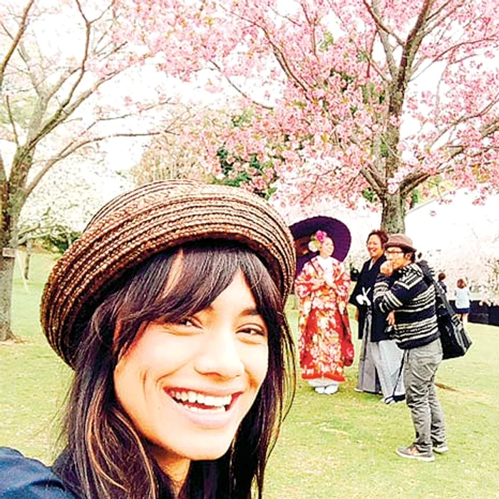 A fost în Tokyo, dar și la muntele Fuji