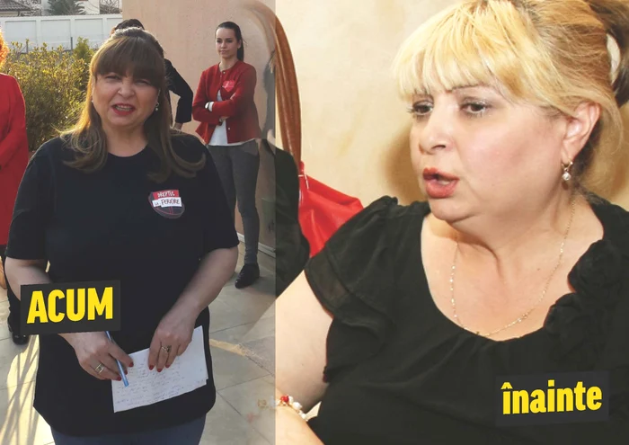 Actrița Nuami Dinescu a slăbit în ultima vreme, de când filmează pentru noul post tv Happy Channelcolaj: Click!