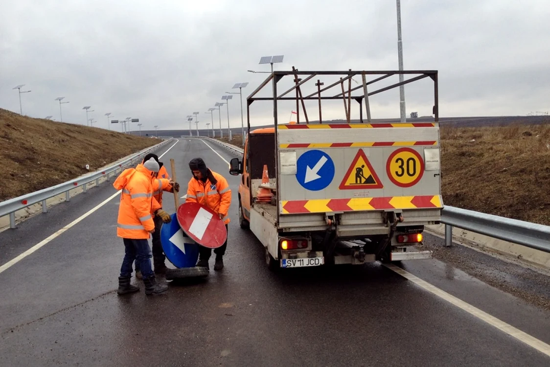 Circulaţia rutieră pe Centura Capitalei este întreruptă