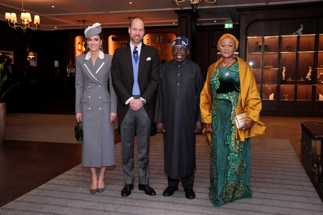 Kate Middleton, Prințul William și președintele Nigeriei foto profimedia 1084065583 jpg