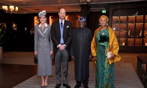Kate Middleton, Prințul William și președintele Nigeriei foto profimedia 1084065583 jpg