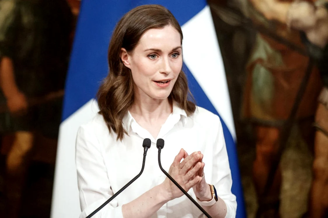Sanna Marin, premierul Finlandei Foto EPA EFE