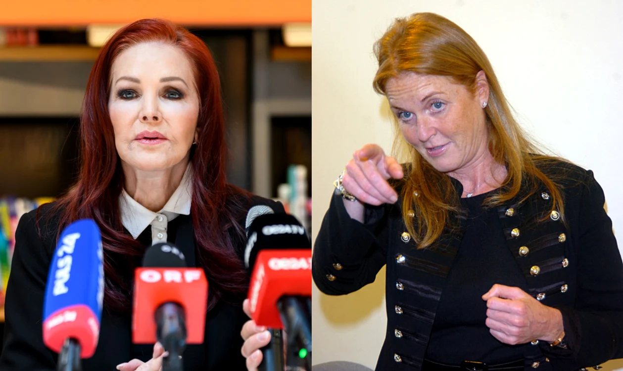 Priscilla Presley și Sarah Ferguson foto profimedia jpg