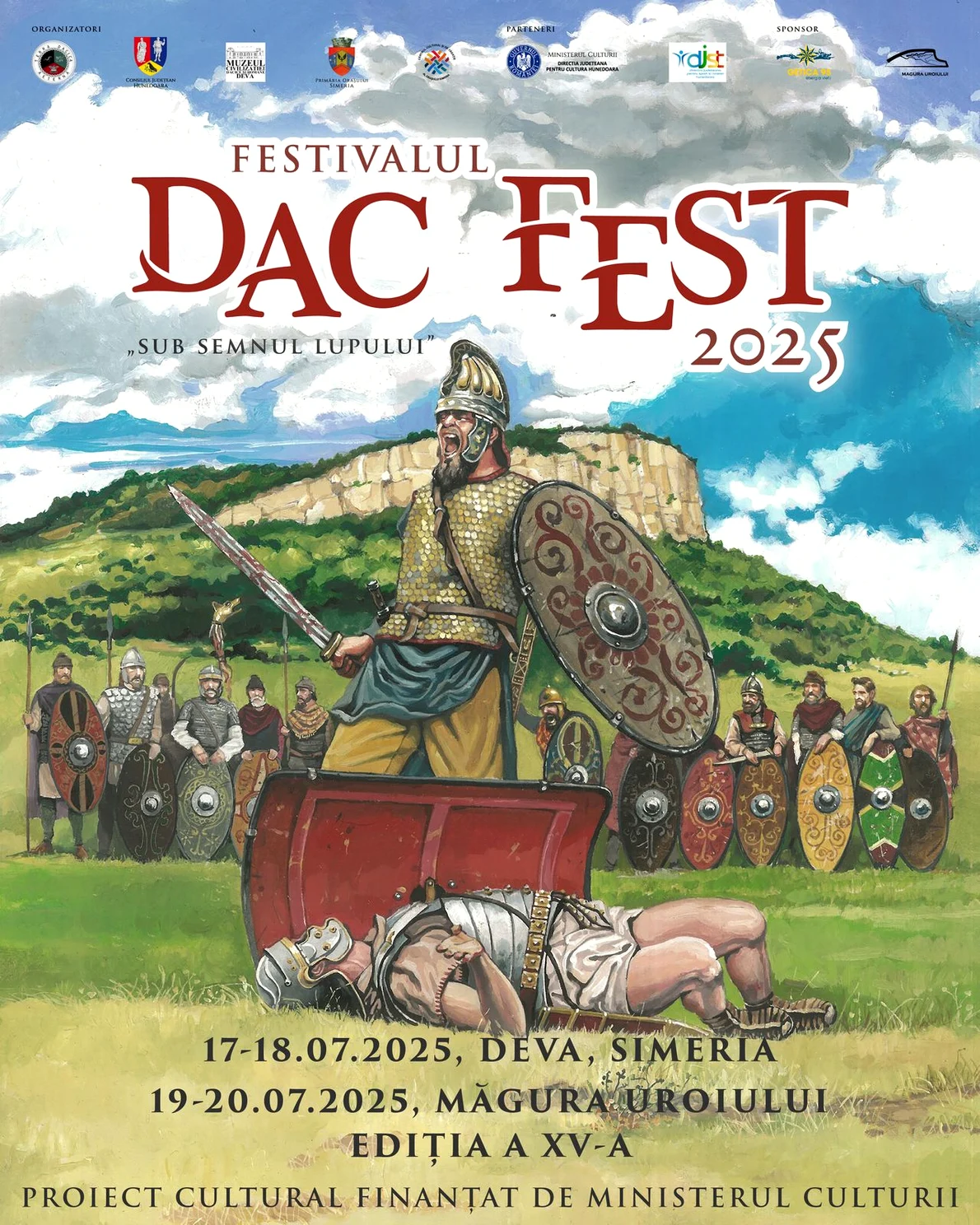 A XV-a ediție a festivalului DacFest - „Sub semnul lupului”
