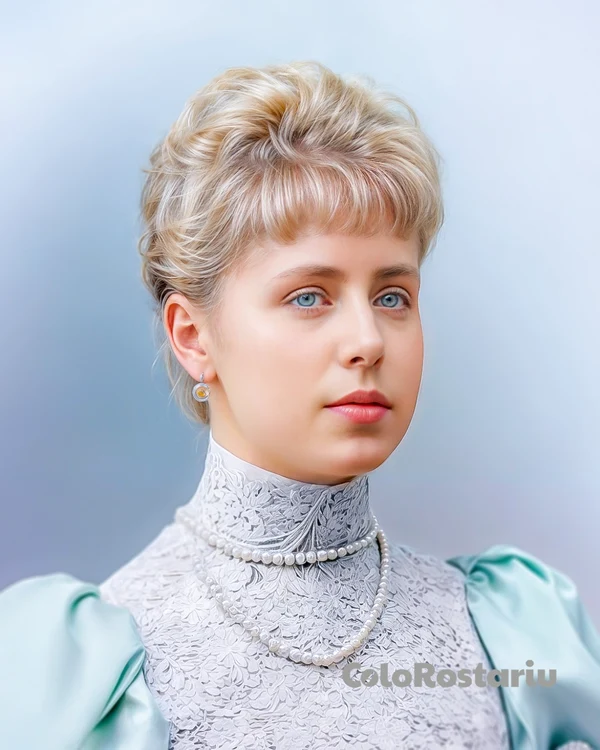 Imaginea colorizată a reginei Maria FOTO ColoRostariu