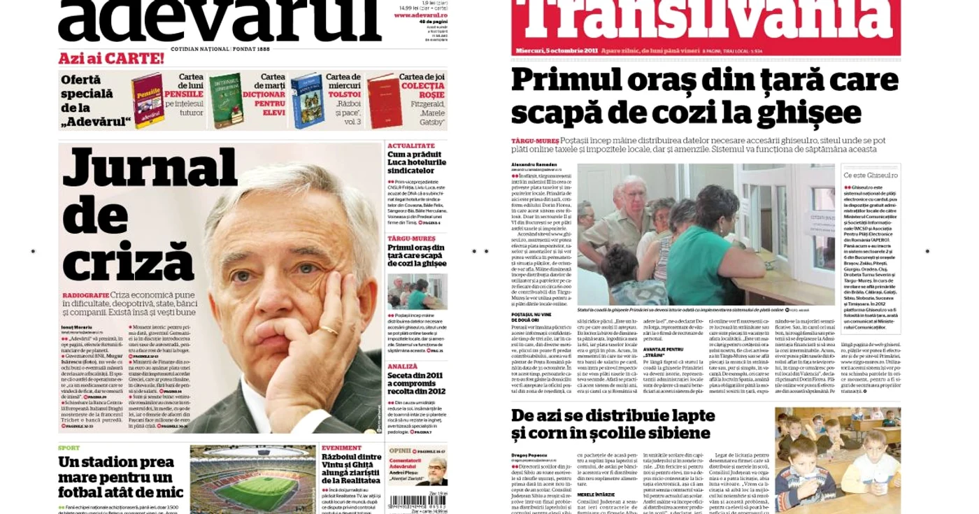 Adevărul Transilvania 5 octombrie