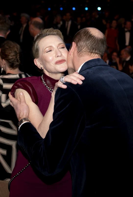 Prințul William și Cate Blanchett la Premiile BAFTA