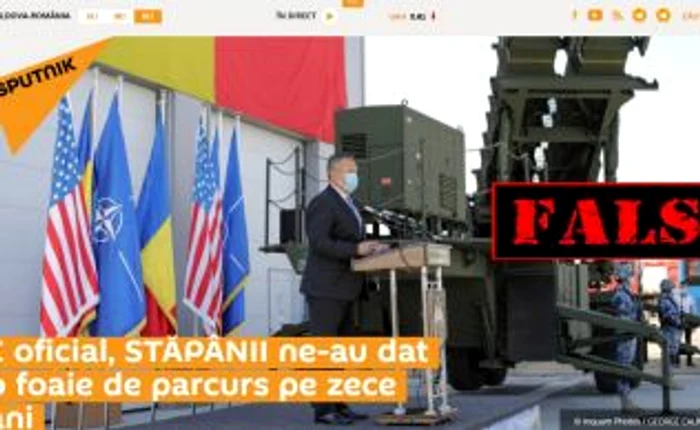 Articol propagandistic al Sputnik.md