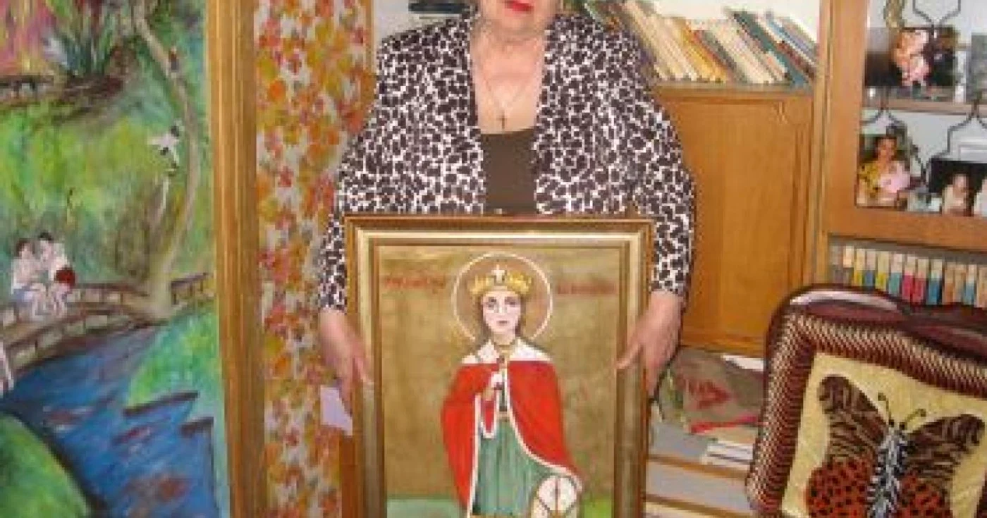 Craiova: Portret/ Ecaterina Niţă Simtea pictează cu dragoste de Dumnezeu