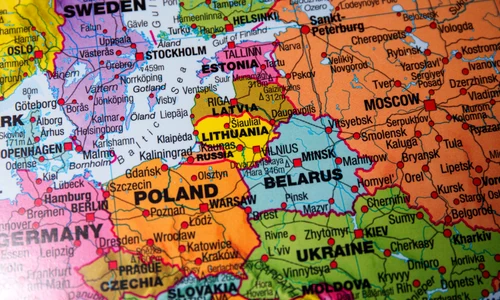 Lituania harta FOTO Shutterstock