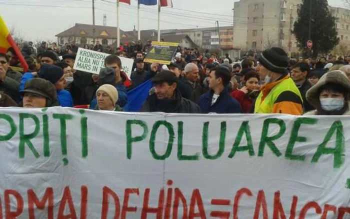 Proteste la Sebeş, duminică 18 ianuarie
