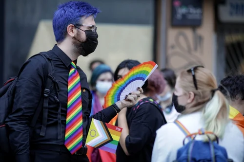 Marşul Bucharest Pride - 14 aug 2021 / FOTO Inquam Photos / George Călin