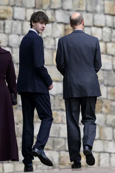 Prințul Edward și fiul său, James Wessex, Conte de Wessex. FOTO: Profimedia