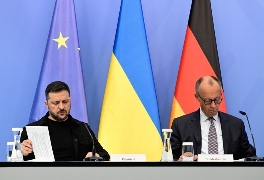 Primele declarații după convorbirea între Trump și liderii europeni. Merz: Există speranță că ar putea exista pace 
