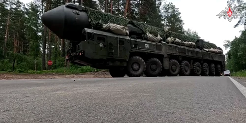 Rusia testează lansatoare mobile de rachete nucleare FOTO Defcon Threat Monitor / X