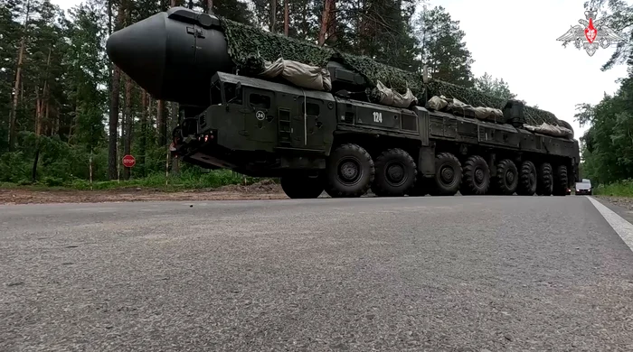 Rusia testează lansatoare mobile de rachete nucleare FOTO Defcon Threat Monitor / X