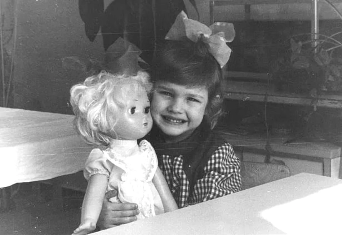 Natalia Vodianova când era mică (Foto: Arhiva personală)