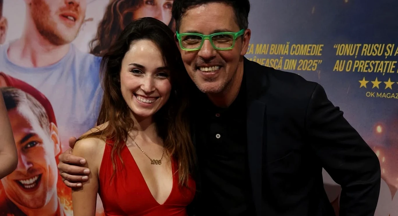 Andra Gogan joacă în filmul Norocoșii, produs de Lucian Viziru foto: Facebook