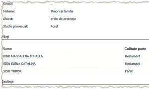 Tudor Sișu apare ca pârât în  procesul deschis de soţie și soacră jpeg