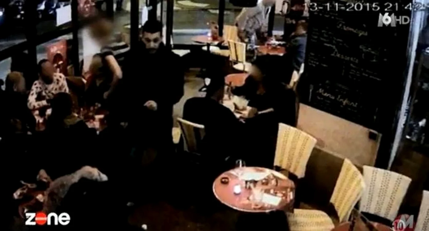 Teroriatul Brahim Abdeslam, surprins de camerele video