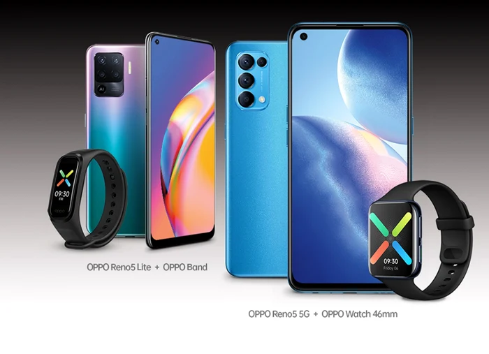 OPPO Reno5 5G şi OPPO Reno5 Lite.