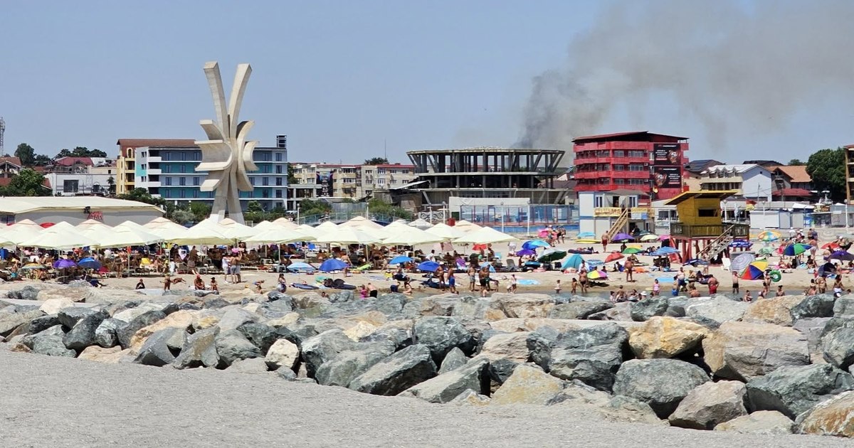 Incendiu de vegetație lângă plajă, la Costinești: ce s-a întâmplat?